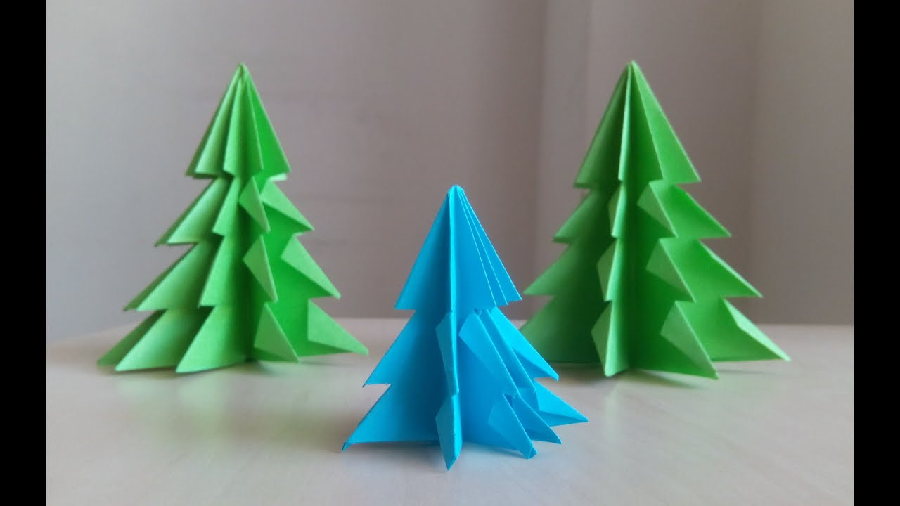 Best ideas about DIY Paper Christmas Trees
. Save or Pin 3D Paper Christmas Tree How to Make a 3D Paper Xmas Tree Now.