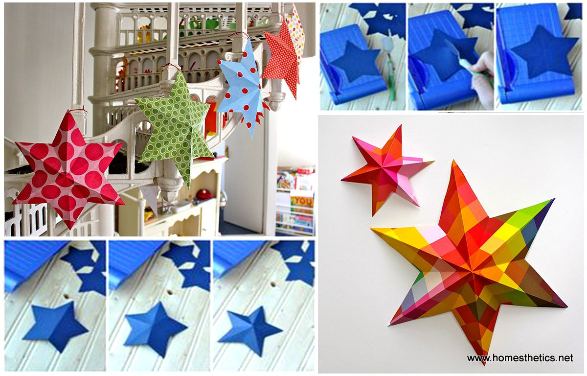 Best ideas about DIY Paper Crafts
. Save or Pin DIY Paper Art Projects Learn How to Make 3D Paper Stars Now.