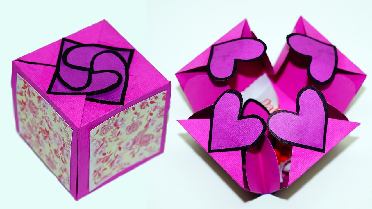 Best ideas about DIY Paper Crafts
. Save or Pin DIY paper crafts idea Gift box sealed with hearts a Now.