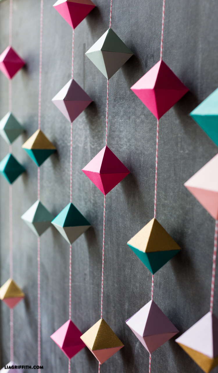 Best ideas about DIY Paper Crafts
. Save or Pin DIY Paper Geode Garland Lia Griffith Now.