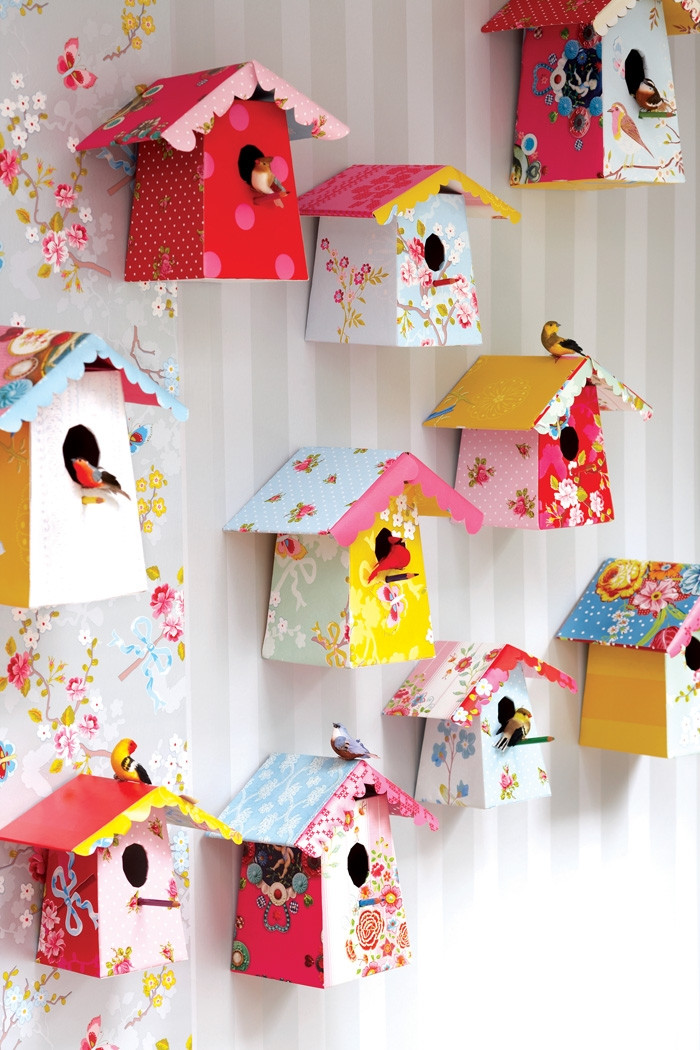 Best ideas about DIY Paper Crafts
. Save or Pin kids decor diy paper birdhouse Now.