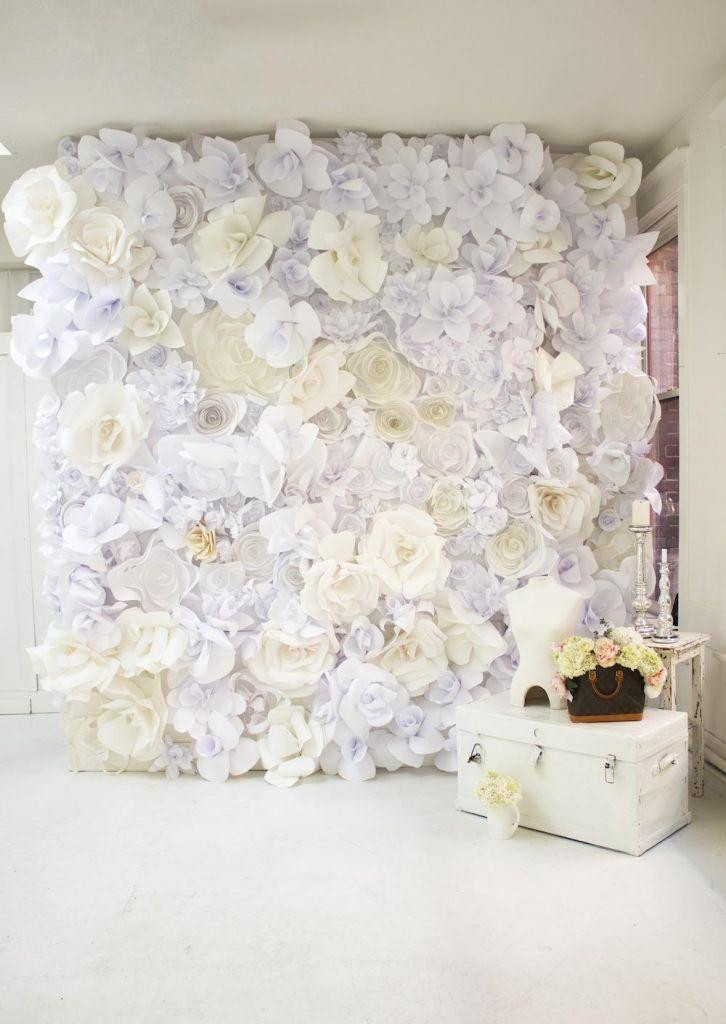 Best ideas about DIY Paper Flower Wall
. Save or Pin diy Wedding Crafts Paper Flower Wall Backdrop • DIY Now.