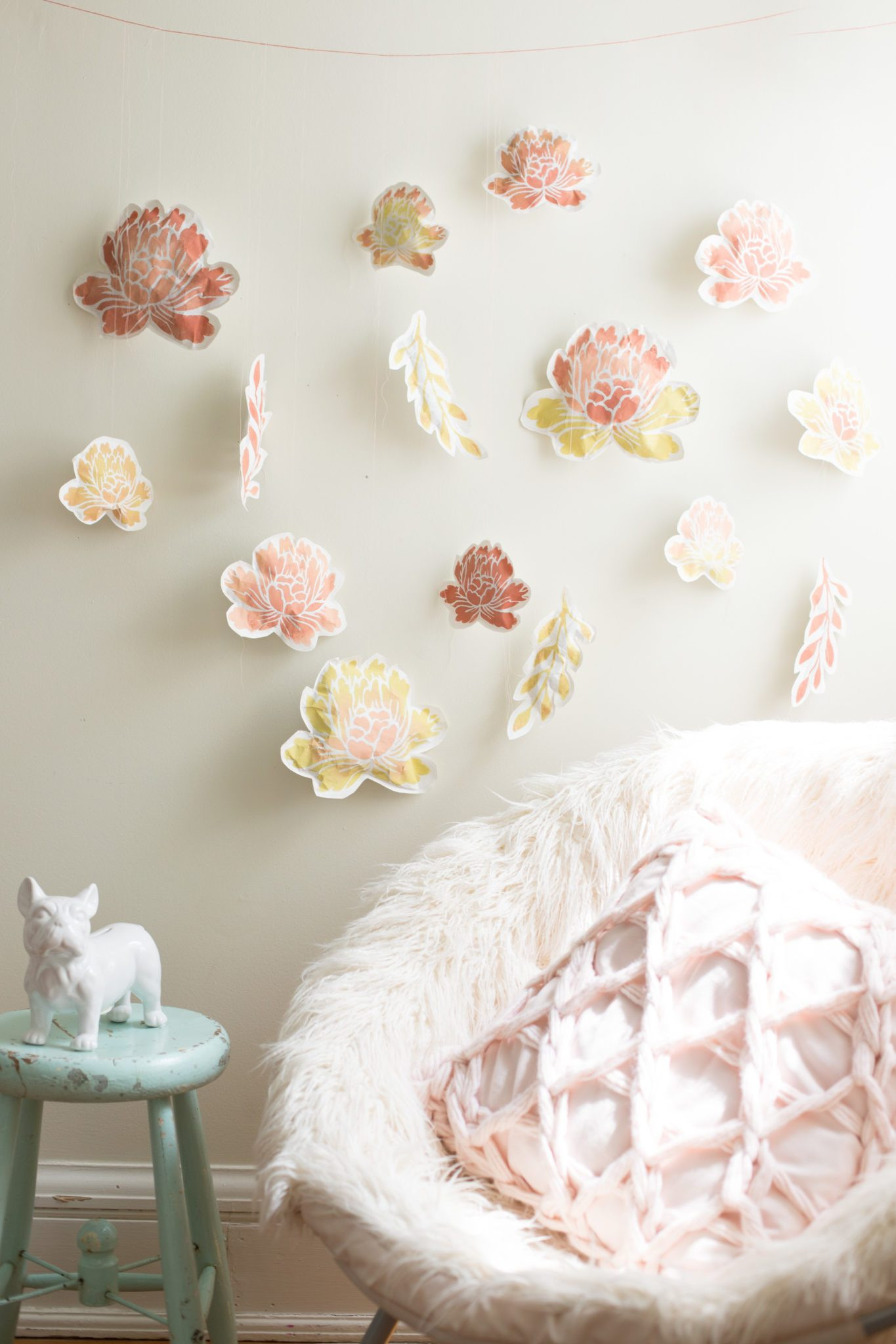 Best ideas about DIY Paper Flower Wall
. Save or Pin DIY Paper Flower Wall Flax & Twine Now.