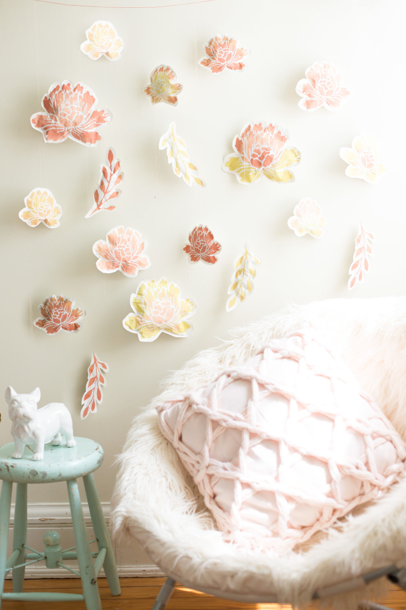 Best ideas about DIY Paper Flower Wall
. Save or Pin DIY Paper Flower Wall Flax & Twine Now.