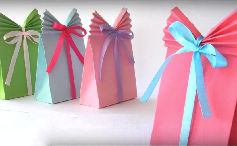 Best ideas about DIY Paper Gift Bag
. Save or Pin DIY Crafts Easy Paper Gift Bags In Under 5 Minutes – Glamrs Now.