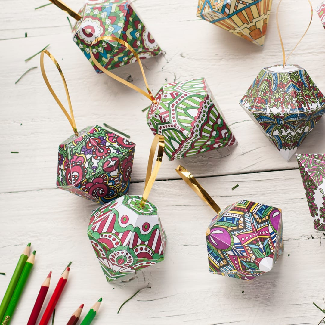 Best ideas about DIY Paper Ornaments
. Save or Pin How to make a Christmas Ornament free printable template Now.