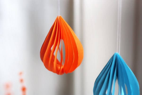 Best ideas about DIY Paper Ornaments
. Save or Pin DIY paper teardrop ornaments Now.
