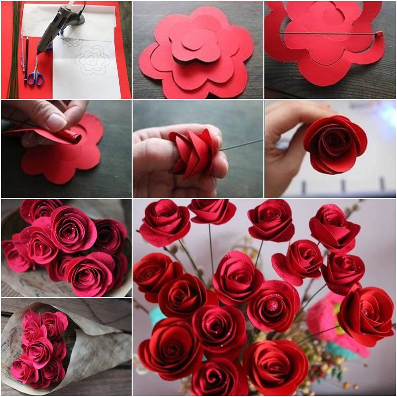 Best ideas about DIY Paper Roses
. Save or Pin Beautiful DIY Red Paper Roses Now.