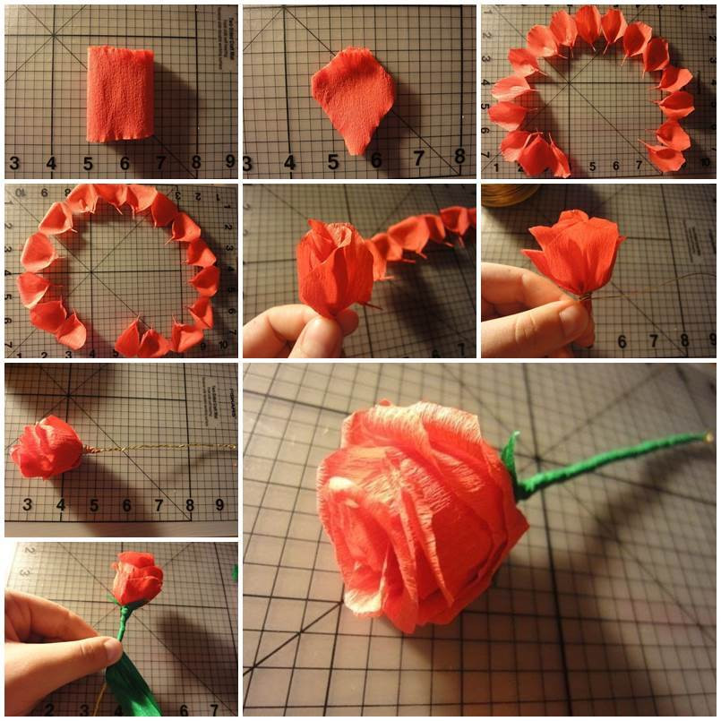 Best ideas about DIY Paper Roses
. Save or Pin DIY Easy Crepe Paper Rose Now.