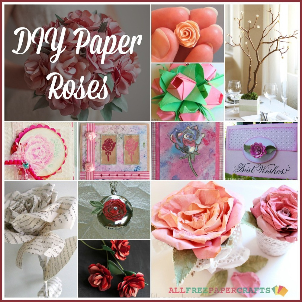 Best ideas about DIY Paper Roses
. Save or Pin How to Make a Paper Rose 30 DIY Paper Roses Now.