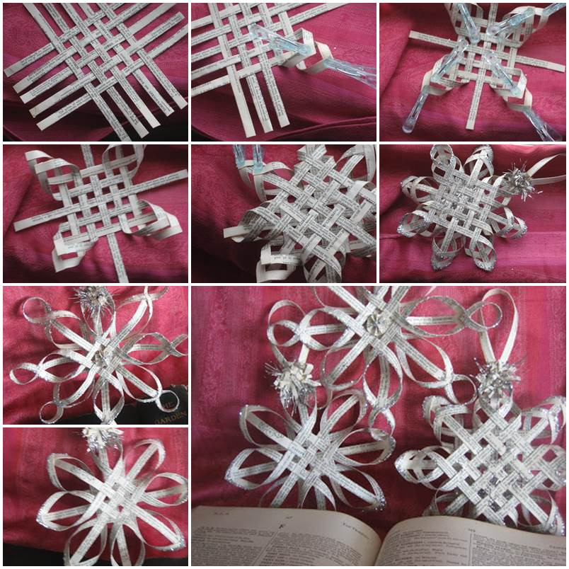 Best ideas about DIY Paper Snowflakes
. Save or Pin Wonderful DIY Woven Paper Star Snowflake Ornaments Now.