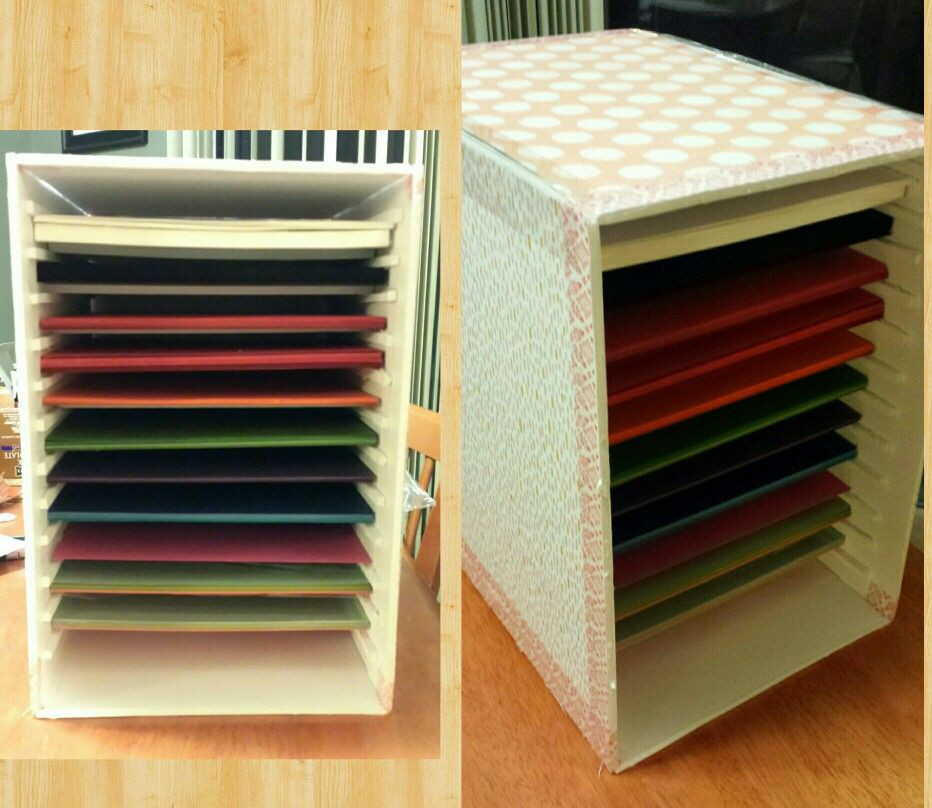 Best ideas about DIY Paper Storage
. Save or Pin Paper storage DIY made with foam board from craft store a Now.