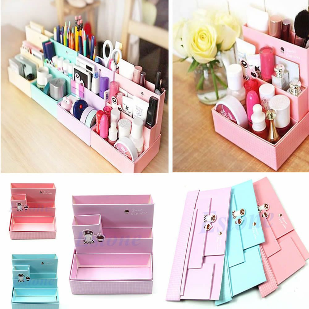 Best ideas about DIY Paper Storage
. Save or Pin DIY Paper Board Storage Box Desk Decor Stationery Makeup Now.