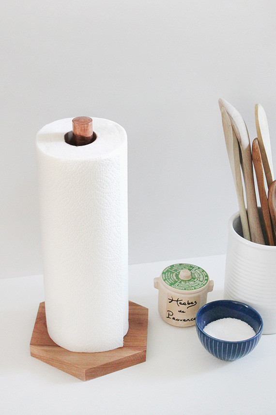 Best ideas about DIY Paper Towel Holder
. Save or Pin diy copper wood paper towel holder almost makes perfect Now.