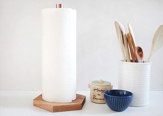 Best ideas about DIY Paper Towel Holder
. Save or Pin diy copper wood paper towel holder almost makes perfect Now.