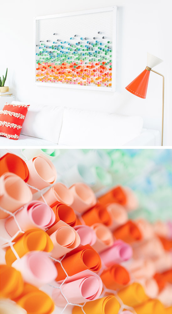 Best ideas about DIY Paper Wall Art
. Save or Pin 35 Creative DIY Wall Art Ideas for Your Home Now.