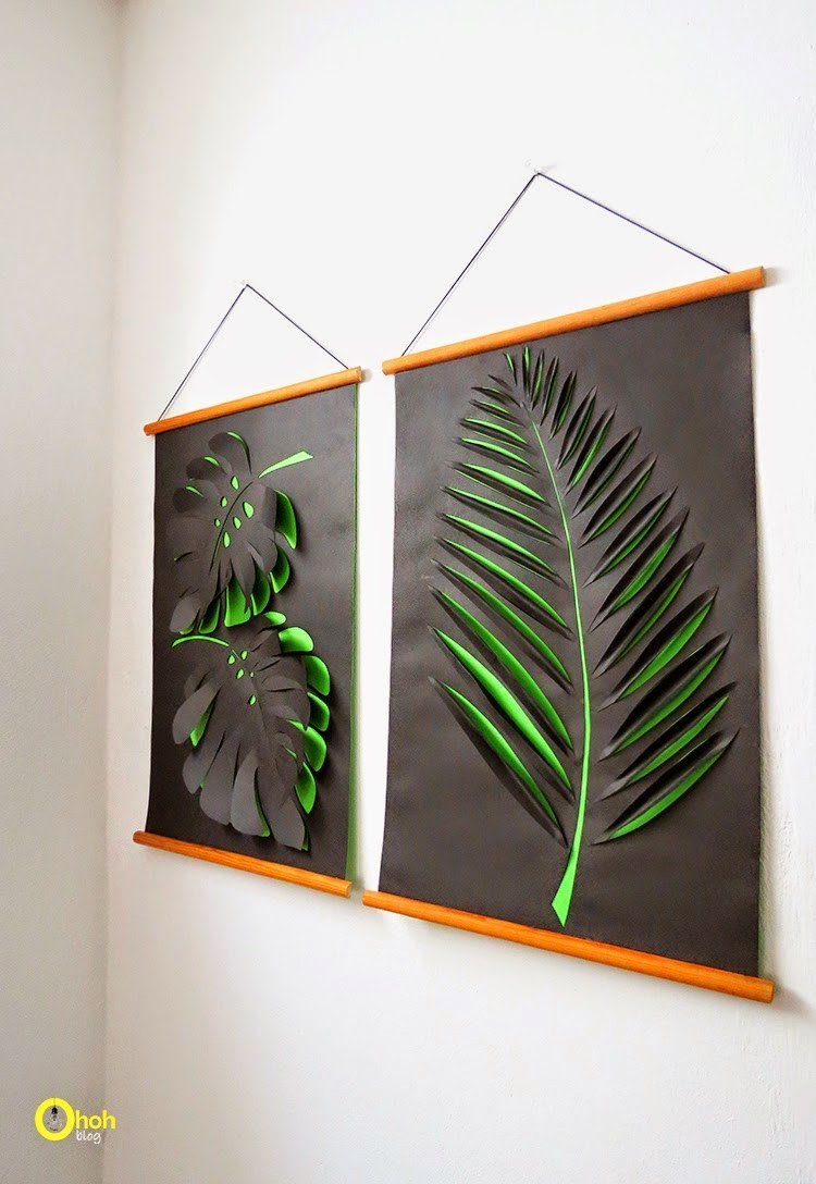 Best ideas about DIY Paper Wall Art
. Save or Pin DIY Paper Leaf Wall Art DIY Craft Projects Now.