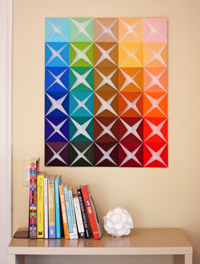 Best ideas about DIY Paper Wall Art
. Save or Pin Make easy DIY wall art from folded paper Now.
