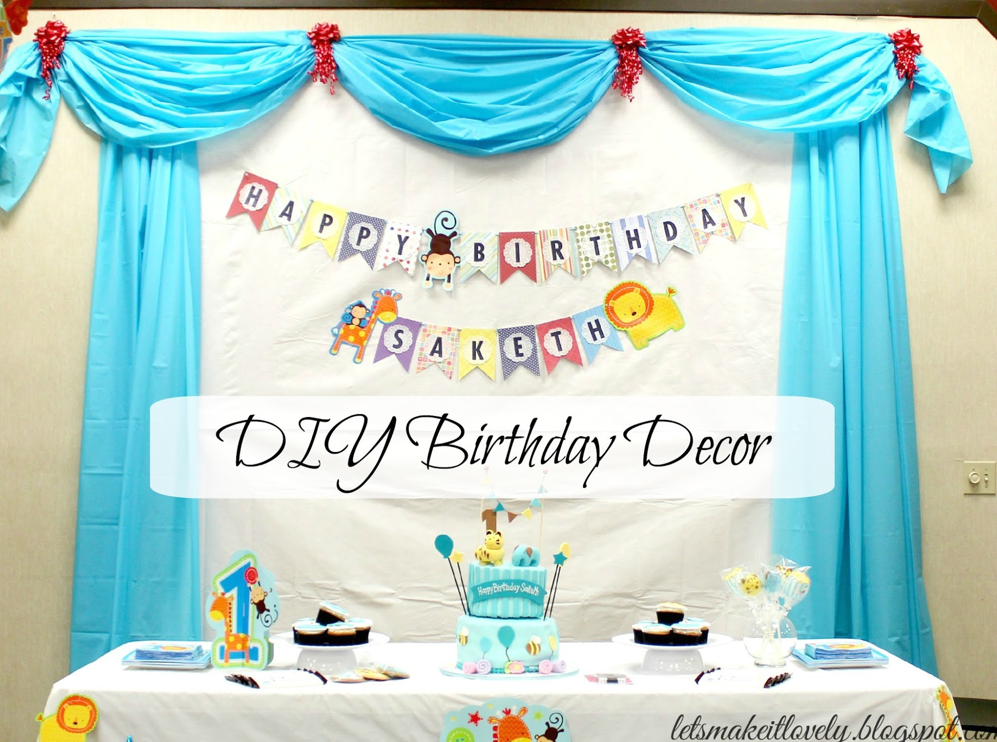 Best ideas about DIY Party Backdrop
. Save or Pin Let s make it lovely DIY Birthday Party Backdrop Decor Now.