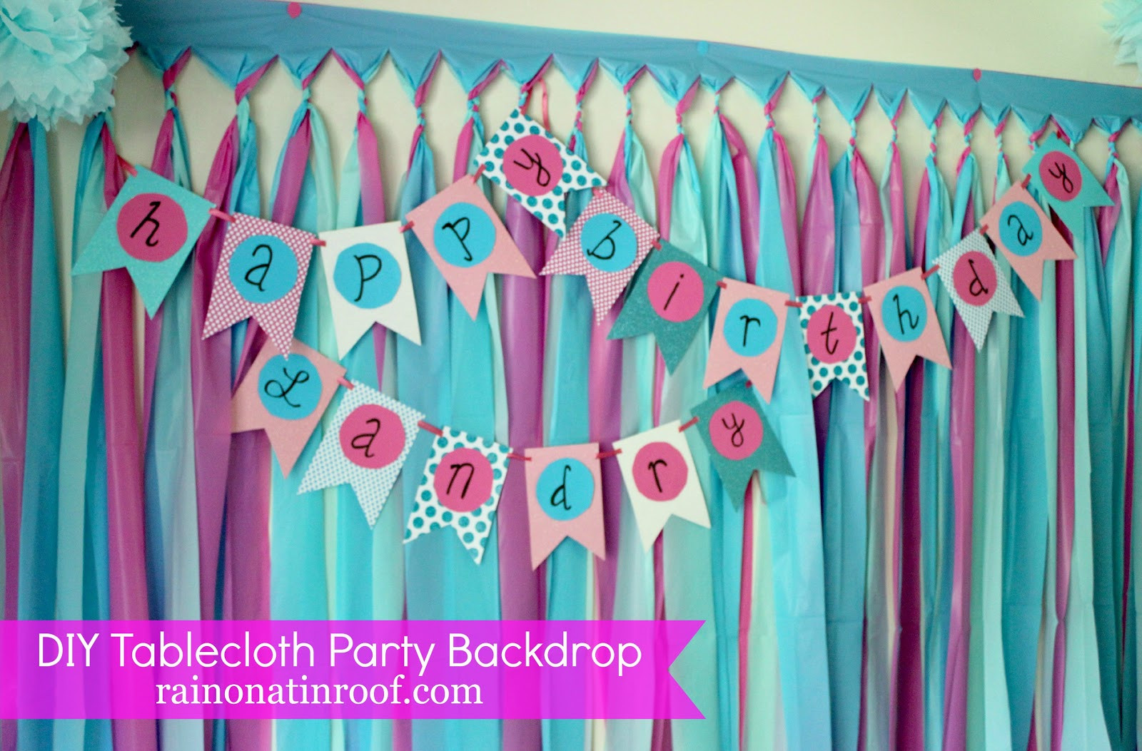 Best ideas about DIY Party Backdrop
. Save or Pin DIY Party Background for $5 or Less Now.