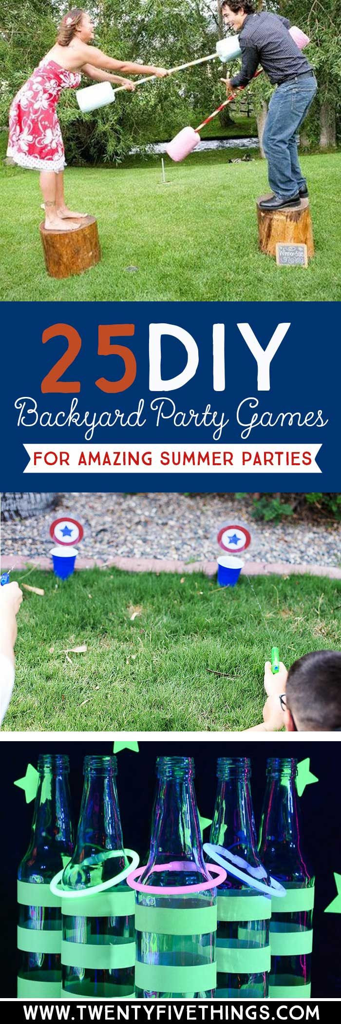 Best ideas about DIY Party Games For Adults
. Save or Pin 25 DIY Backyard Party Games for the Best Summer Party Ever Now.