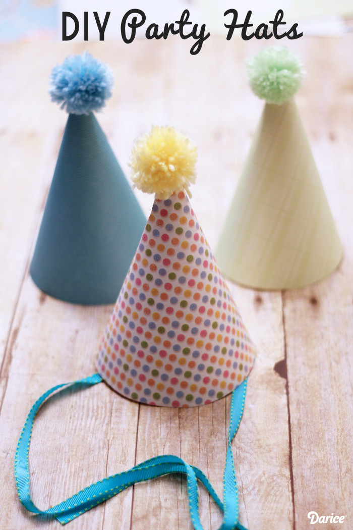 Best ideas about DIY Party Hat
. Save or Pin DIY Party Hats Quick and Easy Tutorial Darice Now.