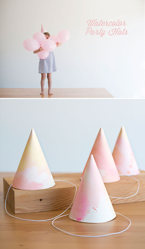 Best ideas about DIY Party Hats
. Save or Pin Watercolor Party Hats DIY Now.