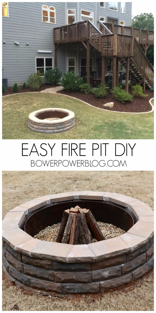 Best ideas about DIY Patio Fire Pit
. Save or Pin 31 DIY Outdoor Fireplace and Firepit Ideas Now.