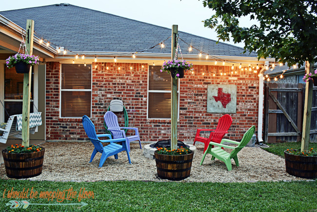 Best ideas about DIY Patio Lighting
. Save or Pin i should be mopping the floor DIY Patio Area with Texas Now.