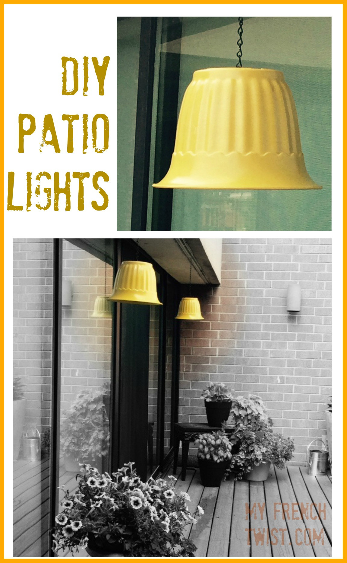Best ideas about DIY Patio Lights
. Save or Pin MADE DIY patio lights My French Twist Now.