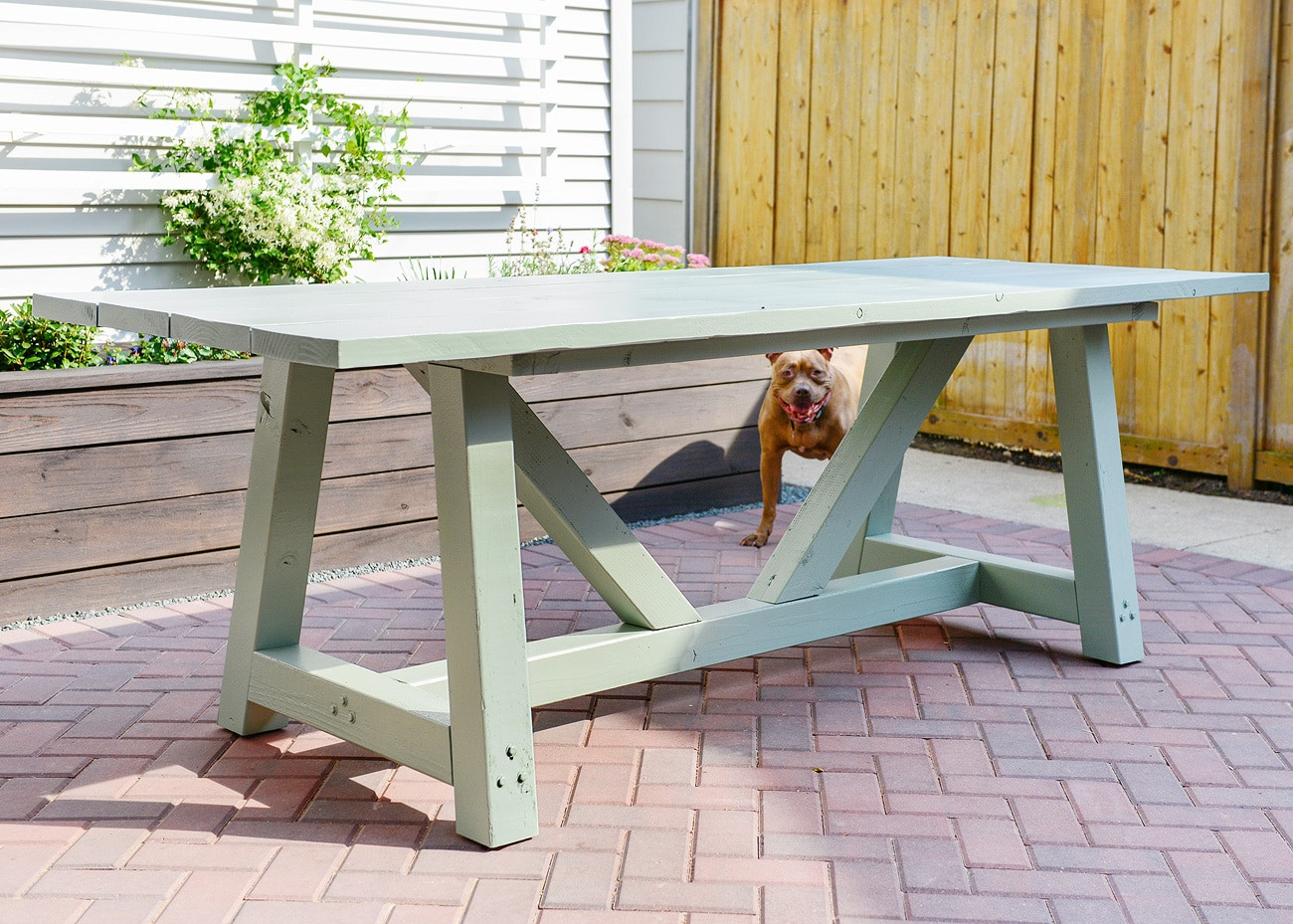 Best ideas about DIY Patio Tables
. Save or Pin Painting Our DIY Patio Table Part II Yellow Brick Home Now.