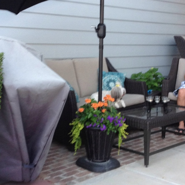 Best ideas about DIY Patio Umbrella Stand
. Save or Pin DIY umbrella stand The base is an umbrella stand Drill Now.