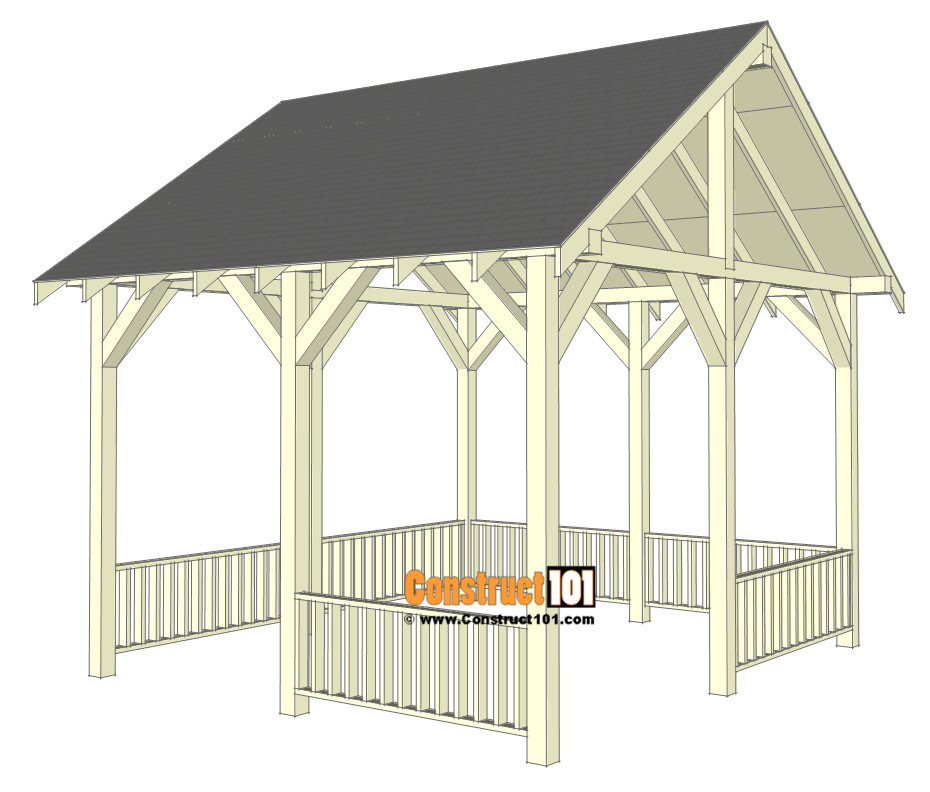 Best ideas about DIY Pavilion Plans
. Save or Pin Pavilion Plans 14x16 DIY Free Outdoor Projects Construct101 Now.