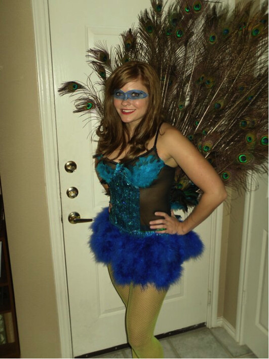 Best ideas about DIY Peacock Costume
. Save or Pin DIY Halloween Peacock Costume Lauren Conrad Now.