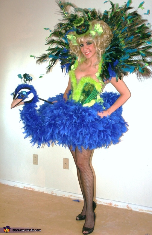 Best ideas about DIY Peacock Costume
. Save or Pin Birds of a Feather Peacock and Flamingo Costumes Now.