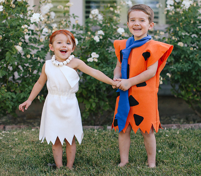Best ideas about DIY Pebbles Costume
. Save or Pin Fred And Wilma Flintstone Costume DIY Now.