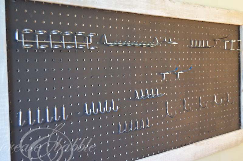 Best ideas about DIY Pegboard Hooks
. Save or Pin DIY Pretty Framed Pegboard Part 2 Create and Babble Now.
