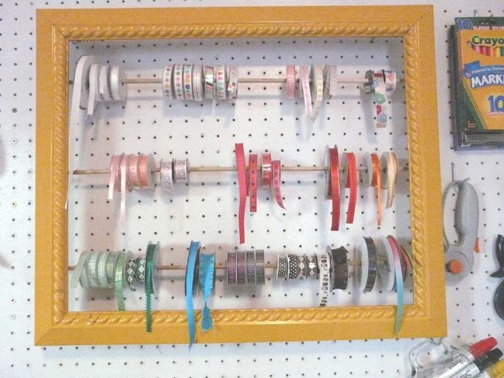 Best ideas about DIY Pegboard Hooks
. Save or Pin DIY Shaped Pegboard and Cute Ribbon Storage – Wonderfully Now.