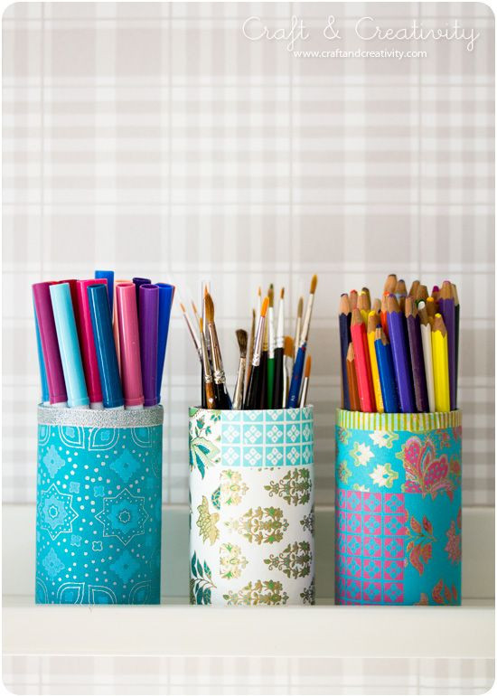 Best ideas about DIY Pen Holder
. Save or Pin DIY decorated pen holders Craft & DIY Now.