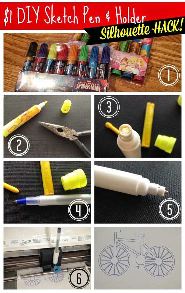 Best ideas about DIY Pen Holder
. Save or Pin $1 DIY Silhouette Sketch Pen and Holder Silhouette School Now.