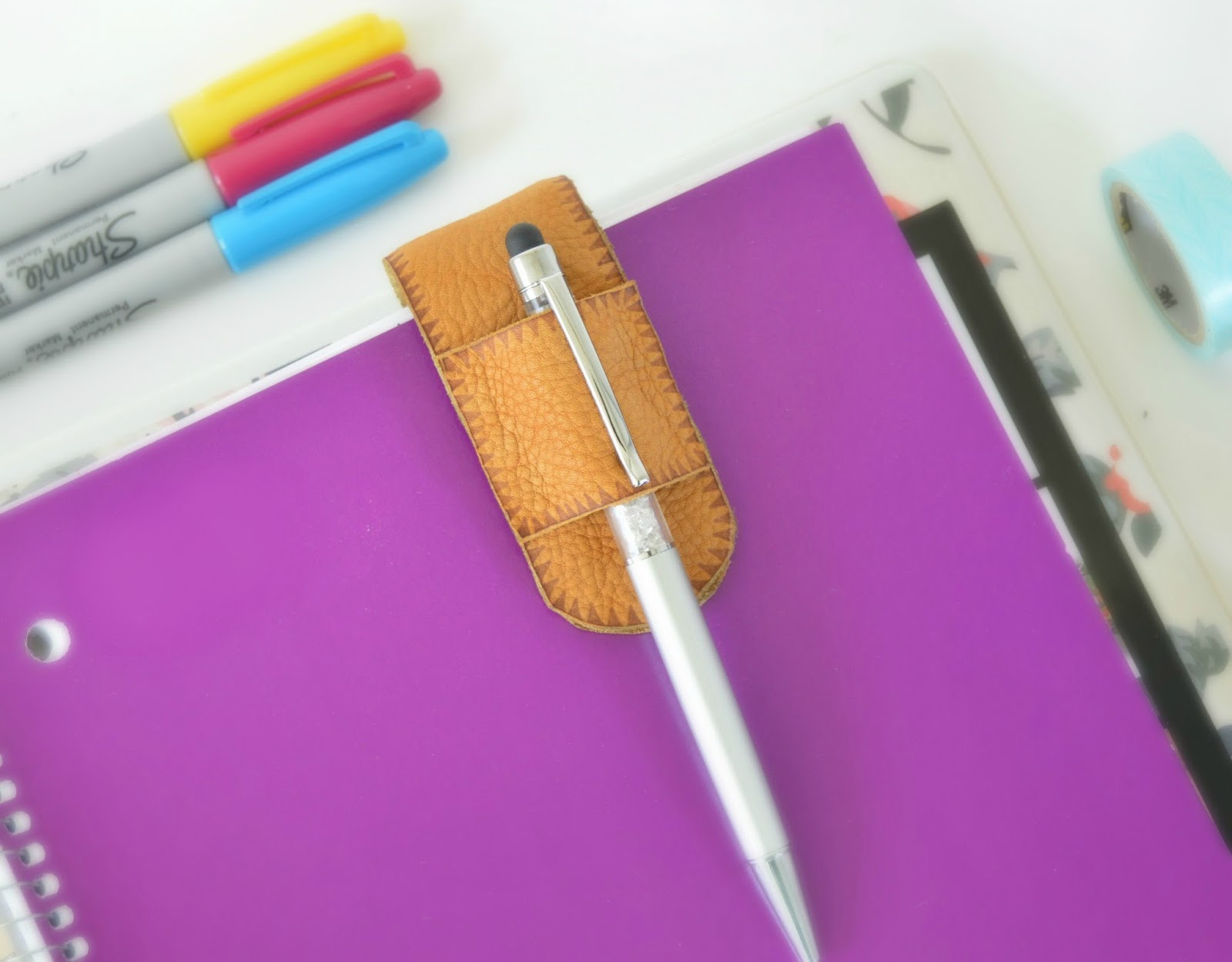 Best ideas about DIY Pen Holder
. Save or Pin Vikalpah DIY Magnetic Leather pen holder Now.