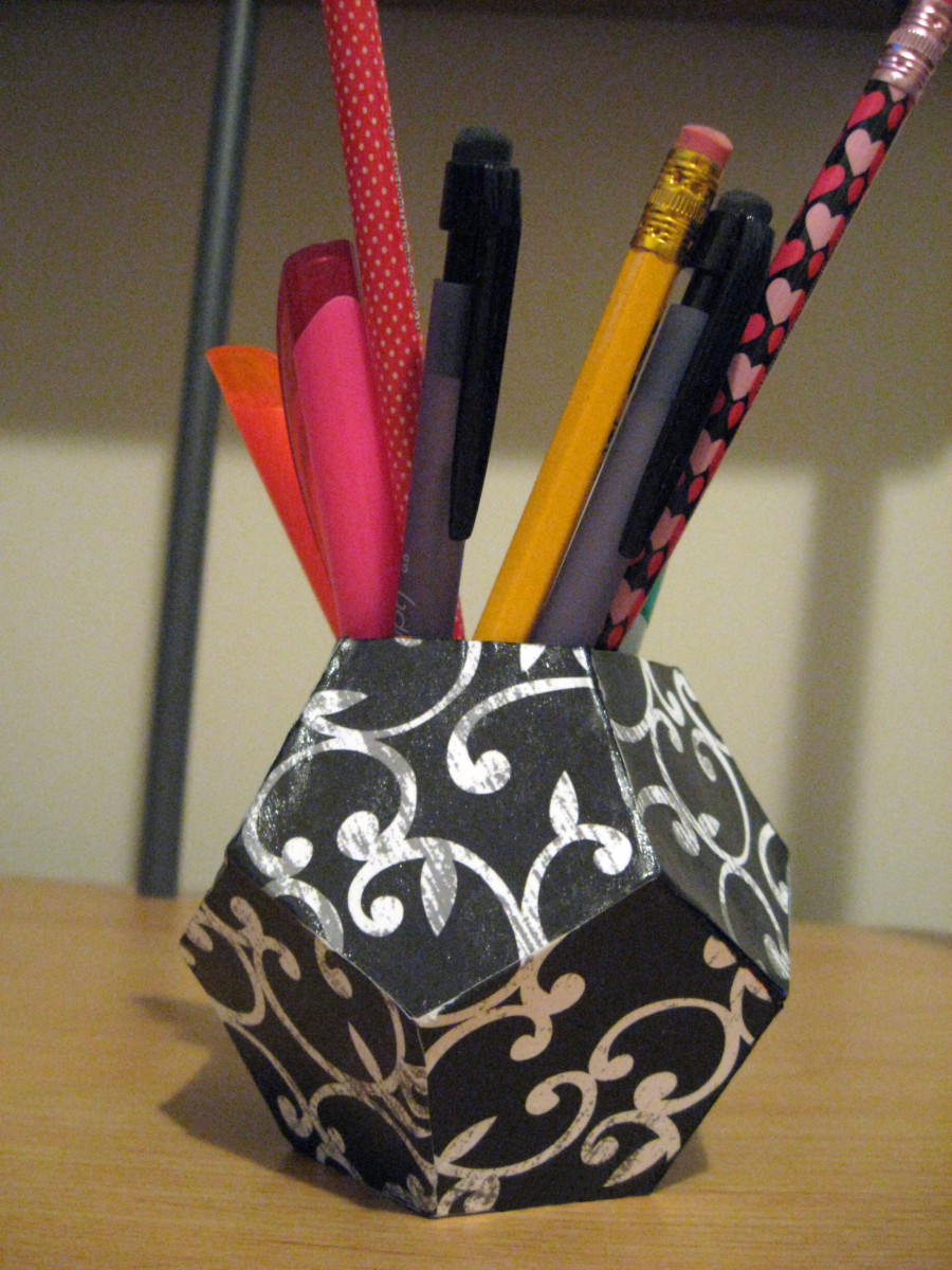 Best ideas about DIY Pen Holder
. Save or Pin DIY Geometric Pen Holder Now.