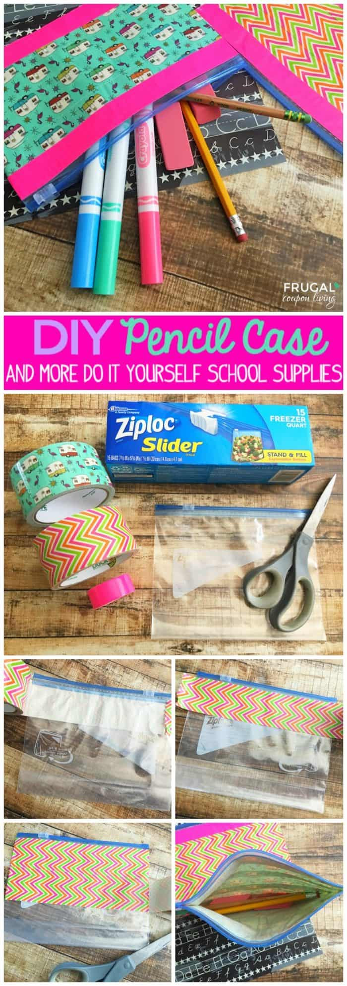 Best ideas about DIY Pencil Case
. Save or Pin DIY Pencil Case with a Ziploc and Duct Tape Now.