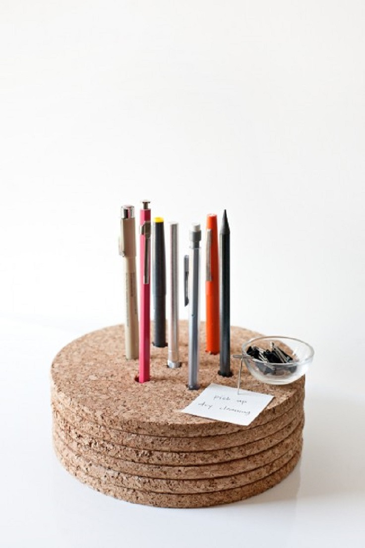 Best ideas about DIY Pencil Holder
. Save or Pin Top 10 Best DIY Desk Organizers Top Inspired Now.