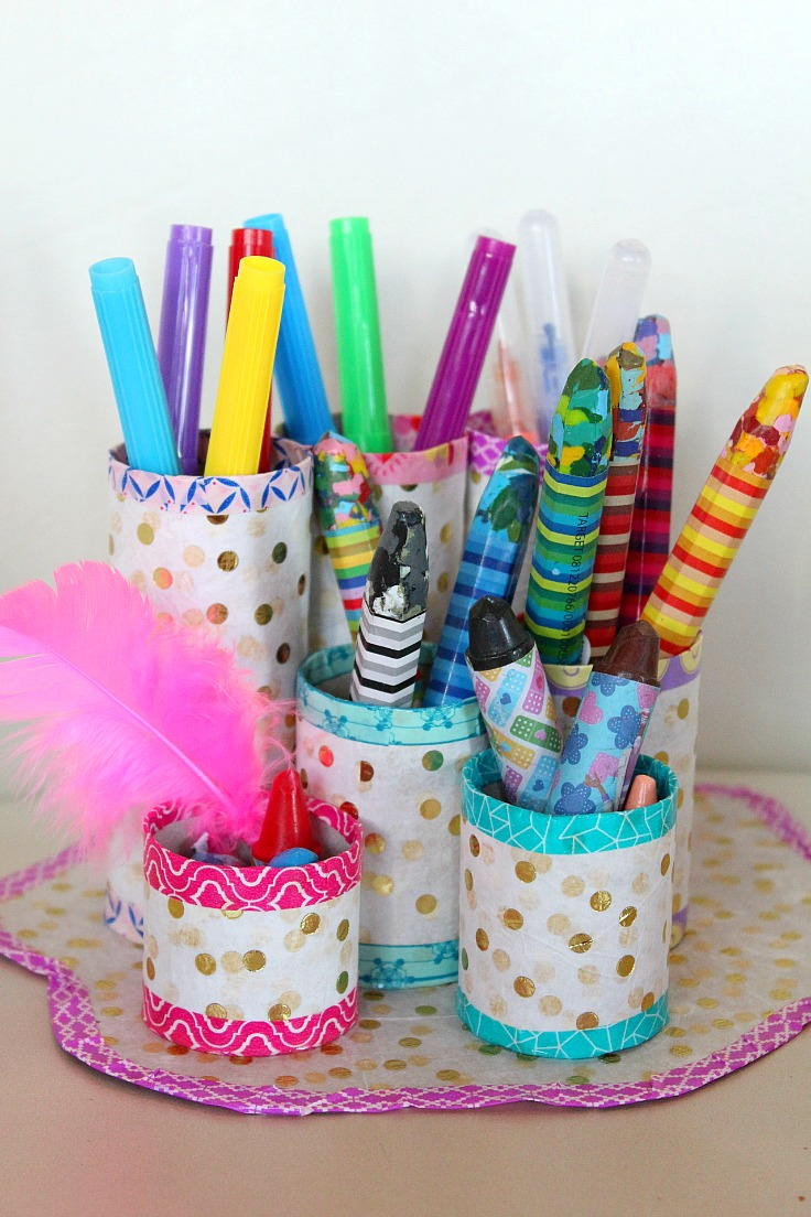 Best ideas about DIY Pencil Holder
. Save or Pin Thrifty DIY Pencil Holder Now.