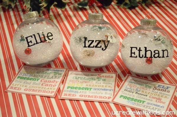 Best ideas about DIY Personalized Christmas Ornaments
. Save or Pin DIY I Spy Christmas Ornament U Create Now.
