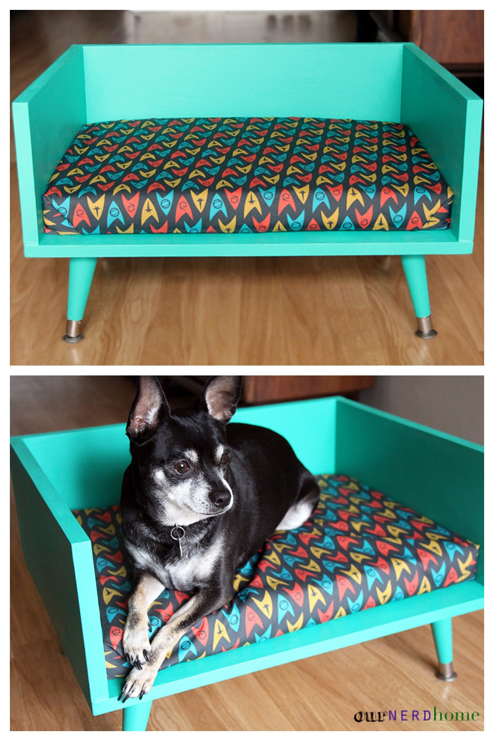 Best ideas about DIY Pet Bed
. Save or Pin DIY Mid Century Style Pet Bed with a Touch of Star Trek Now.