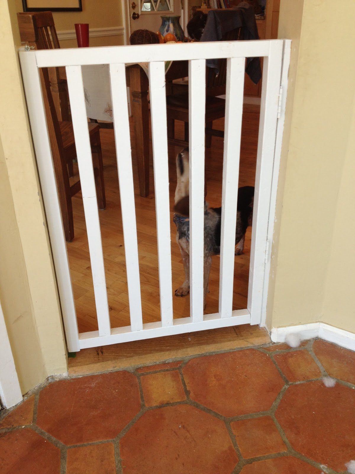 Best ideas about DIY Pet Gate
. Save or Pin Weekend project 2 revealed DIY wooden baby gate Now.