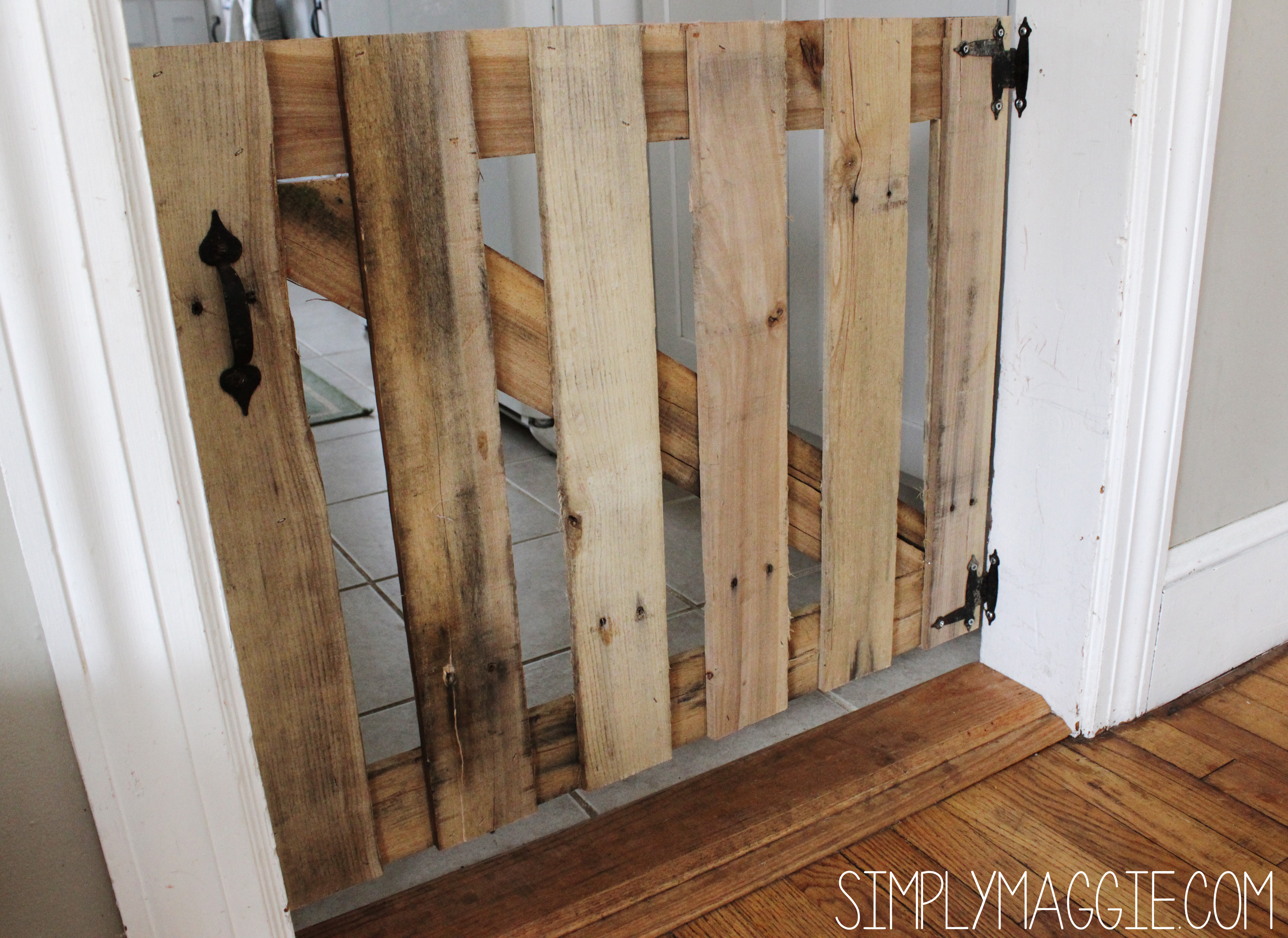 Best ideas about DIY Pet Gate Plans
. Save or Pin DIY Pallet Doggy Gate Now.