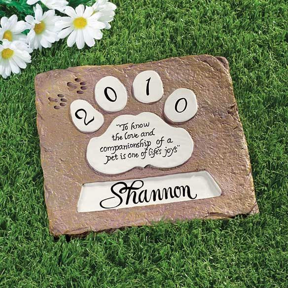 Best ideas about DIY Pet Grave Markers
. Save or Pin Personalized Pet Memorial Stones Zoom DIY Now.